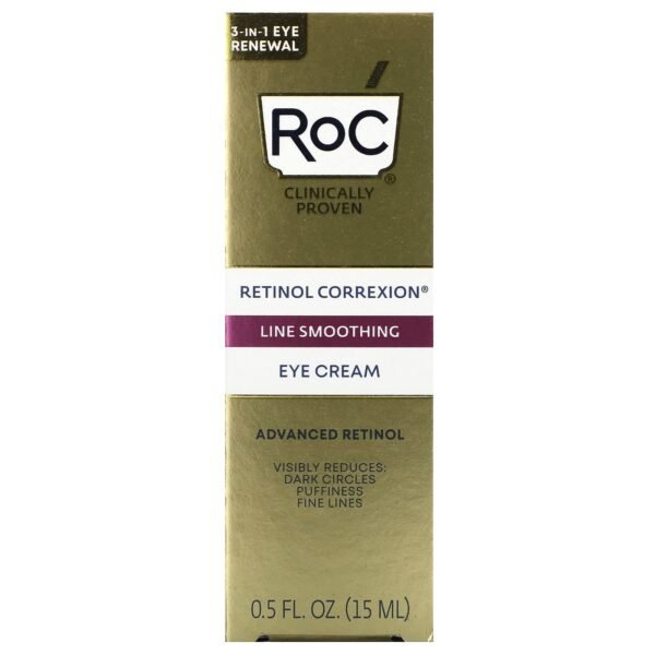RoC, Retinol Correxion, Line Smoothing Eye Cream, 0.5 fl oz (15 ml) - Image 2