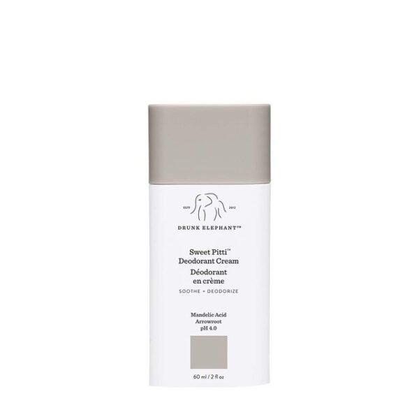 Drunk Elephant Sweet Pitti Deodorant Cream. Soothing and Moisturizing Underarm Deodorizing Cream. (2 fluid ounces)